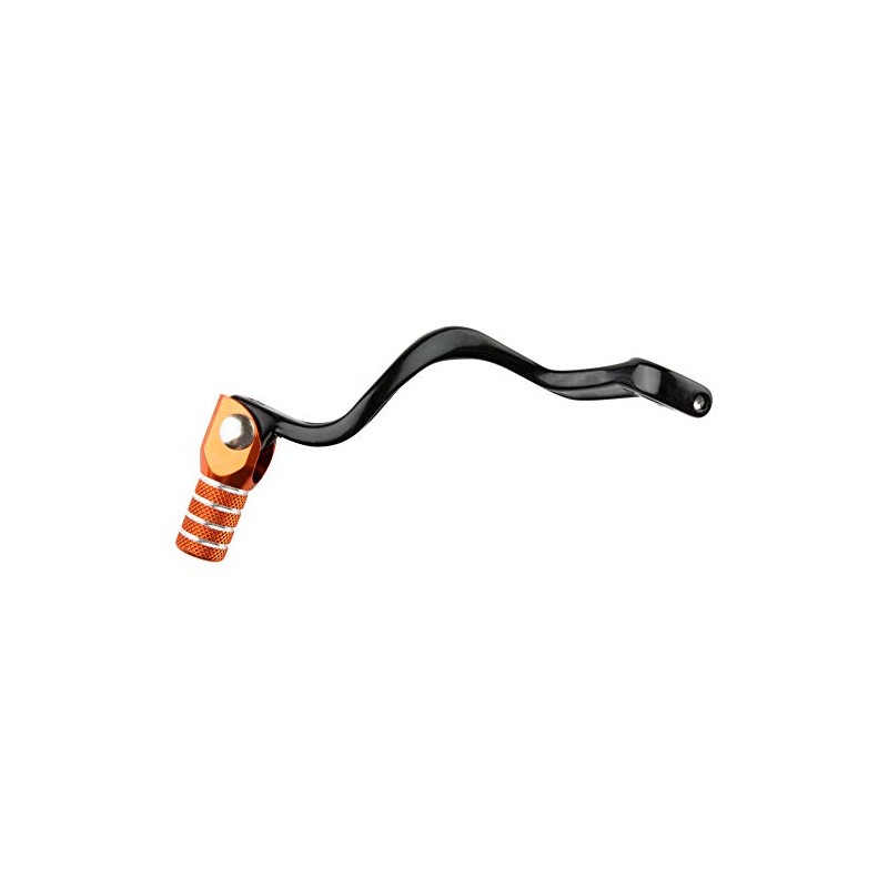 Tusk Folding Shift Lever Black/Orange Tip Compatible with KTM 65