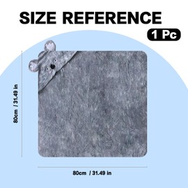 Xvbhaq Baby Towel with Hood, Bath Towel, Cute Animal Pattern, Soft and Absorbent, Suitable for Newborns and Babies, Quickly Absorb Water after Bath (Grey Koala)