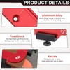 Pack of 2 Red Router Jig Radius Stencil, Milling Template,