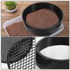 Angoily Plastic Sifting Pan, Soil Sieve Set, Round Mesh Garden