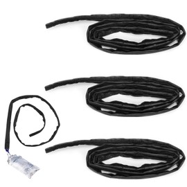 Chapou 3 Pcs Satin Catheter Tube Cover Foley Catheter Bags Tube Cover Conceal and Protect Urine Drain Bag Tubing Ostomy Supplies for Men Women