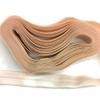 5 Yard 3/4" Fold Over L. Beige Elastic Spandex Satin