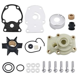 HK-marine Evinrude Johnson 20 25 30 35 HP Outboard Water Pump Impeller Kit Replaces 393630