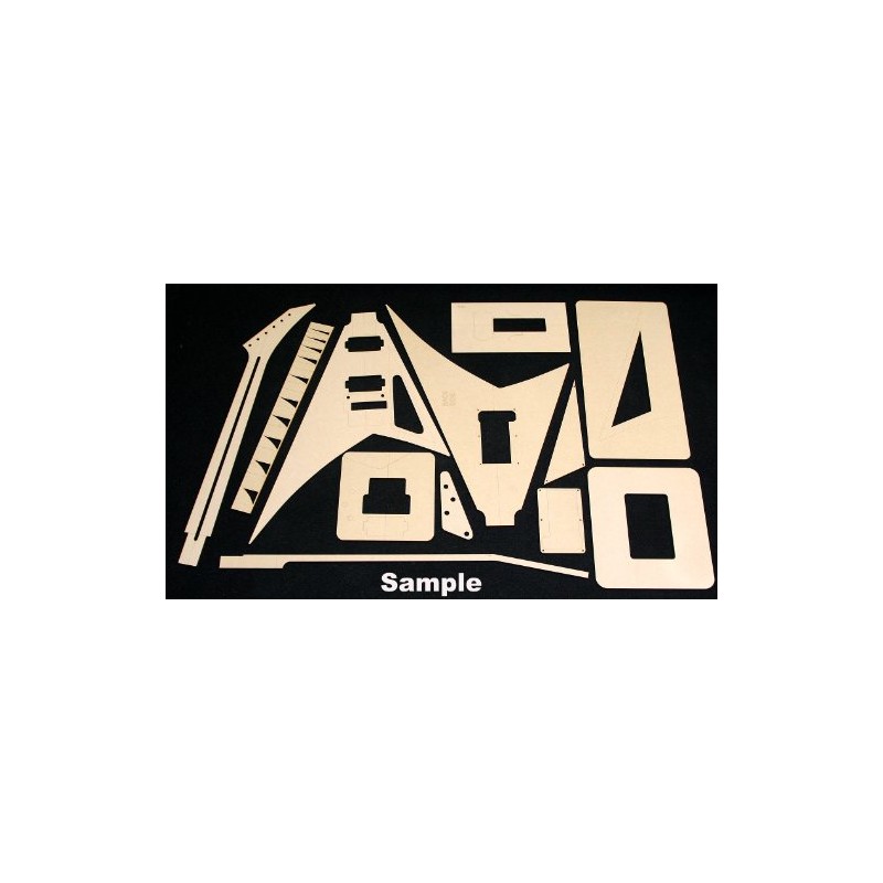 Electric Guitar Routing Template - SG