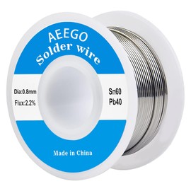 60/40 Tin-Lead Solder Wire (with Rosin Core) for Electrical Soldering 0.031" (0.8mm-50g)