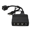 1 to 3 Ethernet Splitter High Speed 1000Mbps RJ45 Network