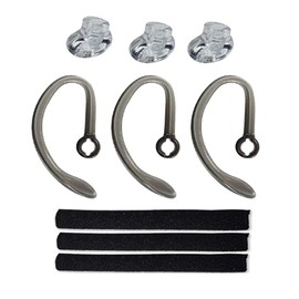 Aginkgo CS540 Eartips Set, Ear Hook Loops, Comfortable Ear Tips Foam Spare Ear Gels Secure Fit for Plantronics CS540 Savi W440 W740 W745 WH500 Headset 9pcs in a Box (Medium)