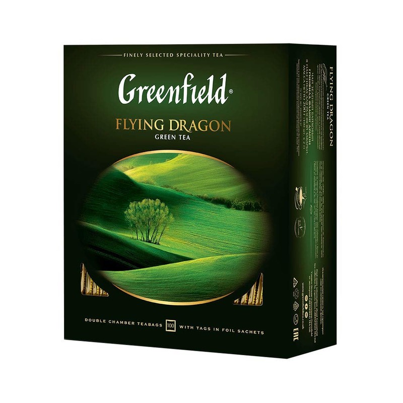 Greenfield Flying Dragon Green Tea Collection Finely Selected Speciality Tea