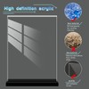 Acrylic Sign Holder,6X4/8.5X11/4X6 Inches Clear Plastic T-Shaped Desktop Display Paper