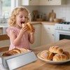LECEHIVO 4 Pcs 2 lb Pullman Loaf Pan with Dough