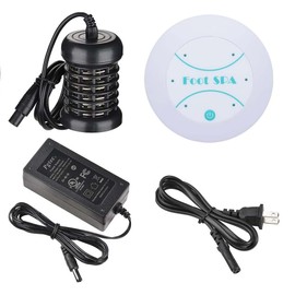 Ionic Detox Foot Bath SPA Machine, Ionic Cleanse Detox Foot Bath Spa Machine, Ionic Foot Bath Detox Machine with Blue Bucket for Health Care Personal Home Travel