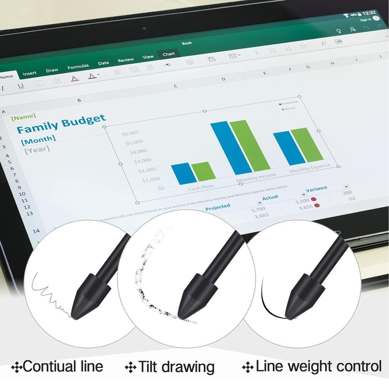 Pack of 10 Stylus Pen Tips for Remarkable 1, Durable