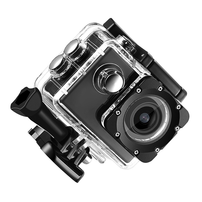 K1080HD 12MP Underwater Waterproof Video Camera Outdoor Bike Diving Sports