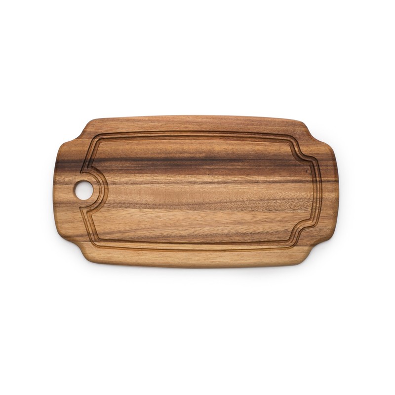 Ironwood Gourmet Rectangular Pinehurst Serving Board, Acacia Wood