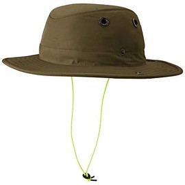 Tilley Mens Womens TWS1 Broad Brim Sun Protection Paddler's Hat Olive