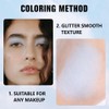 evpct Light Blue Matte Single Eyeshadow Palette, Pastel Sky Blue