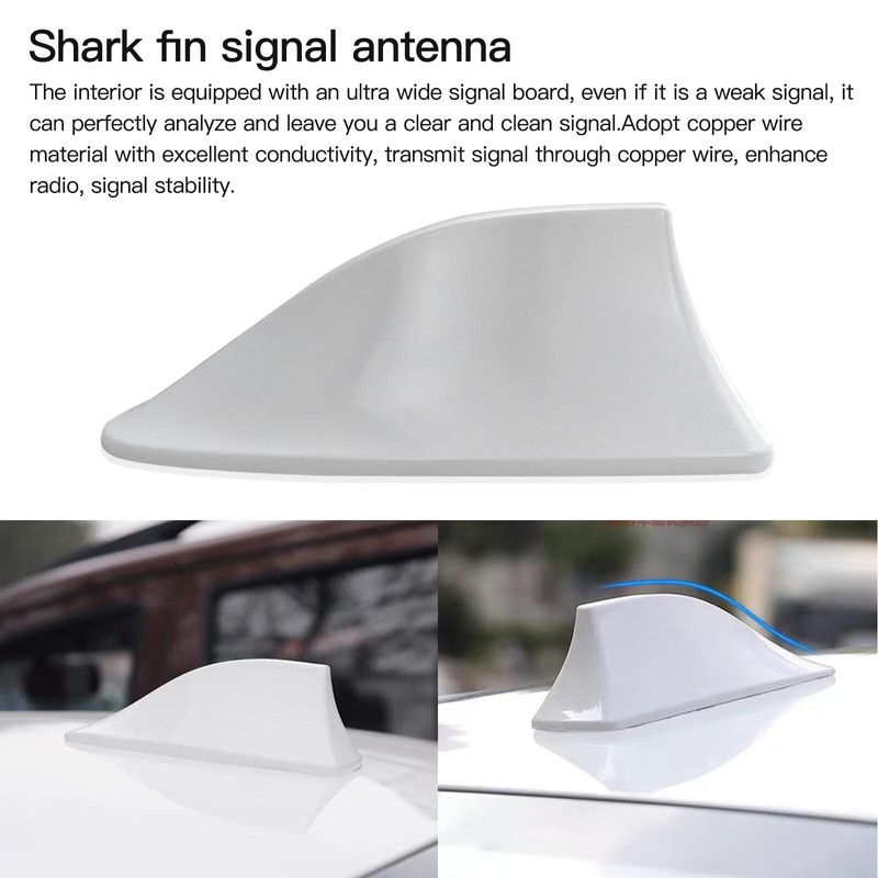 Qbahip 2025 New Shark Fin Antenna 170 x 70 x