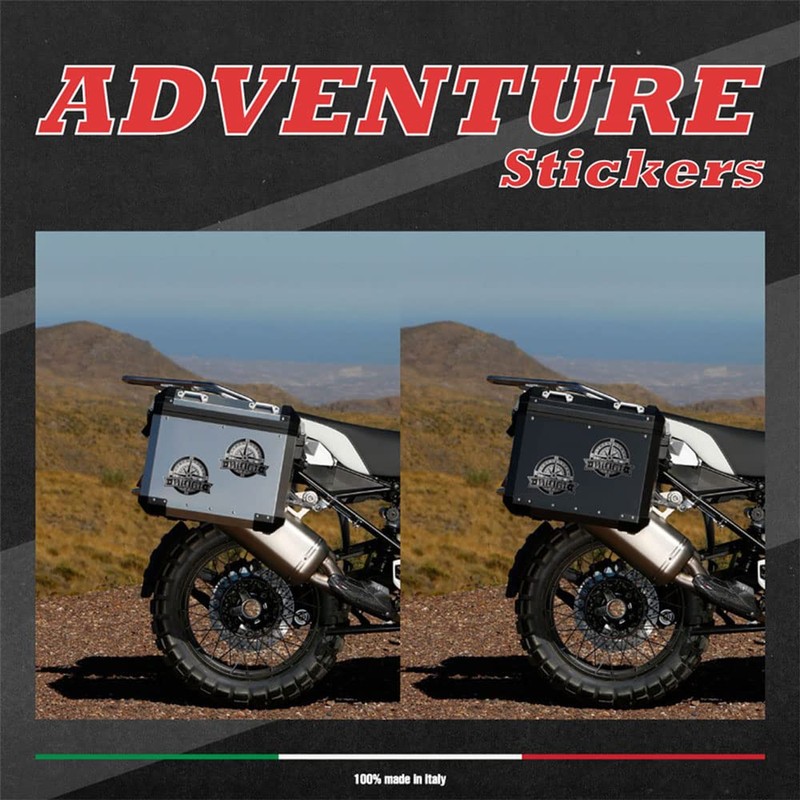 4R Quattroerre.it 9168 Super Shaped Wind Rose Sticker for Motorcycle