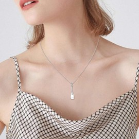 YAFEINI Paddle Rowing Oar Pendant Necklace 925 Sterling Silver Sport Jewelry Gift for Men Women (C-Paddle ROWING OAR Necklace)