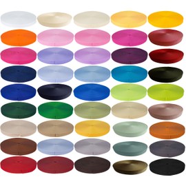 KBBB Webbing Strap Polypropylene 2 m or 5 m Long – 32 Colours Widths 20 mm 25 mm 30 mm 40 mm 50 mm