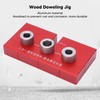 Wood Doweling Jig Drill Guide 3 in 1 Locator Hole