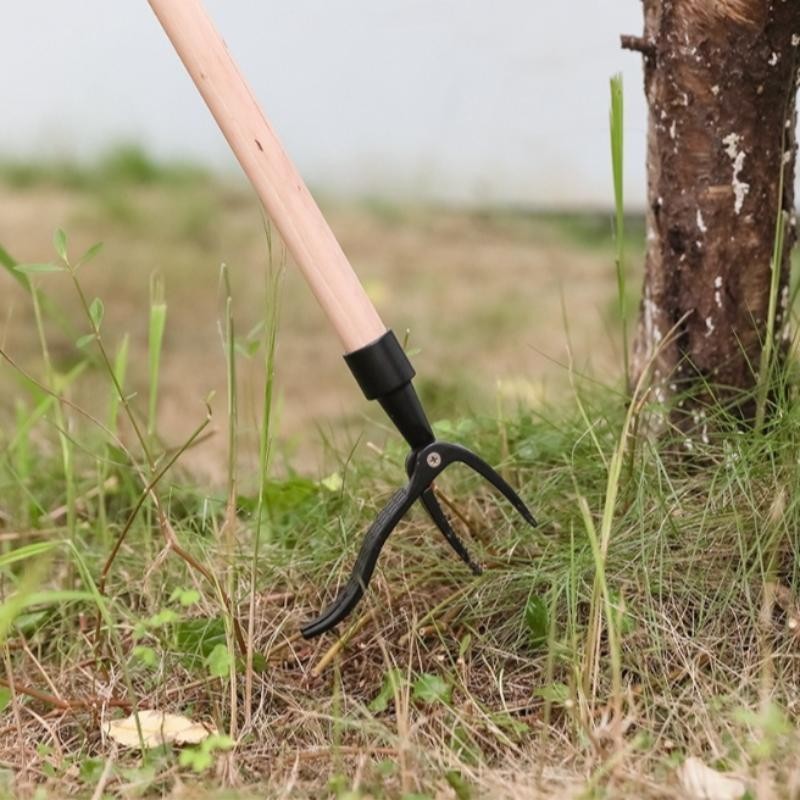 Standing Weeder,¬†4-Claw Steel Head Design Manual Weeder,¬†Durable and Sturdy Garden