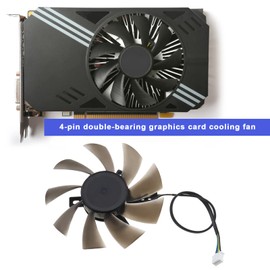 The Lord of the Tools 4 Pin Two Ball Bearing Video Card Cooling Fan 0.5AMP 12V Compatible with Zotac GTX 1060 3GB/1060 Mini Graphic Card Computer Components