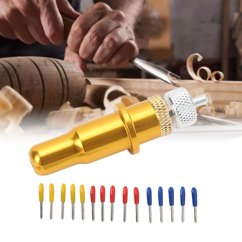 Cutting Plotter Knife Holder Kit 3 Types Different Blades Incisive