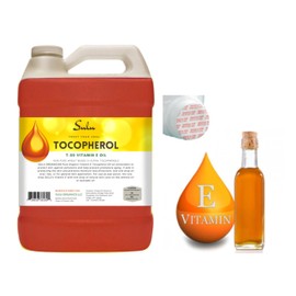 SULU ORGANICS 4 lbs-100% Pure and Natural Soy Free T-50 Tocopherols Vitamin E Oil