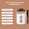 Baytoot Wide Mouth Sourdough Jar Starter Kit 33 oz -