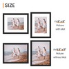 upsimples 8.5x11 Picture Frame, Display Pictures 6x8 with Mat or