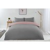 Emma Barclay Lyla Reversible Duvet Set in Cream/Blush Pink -