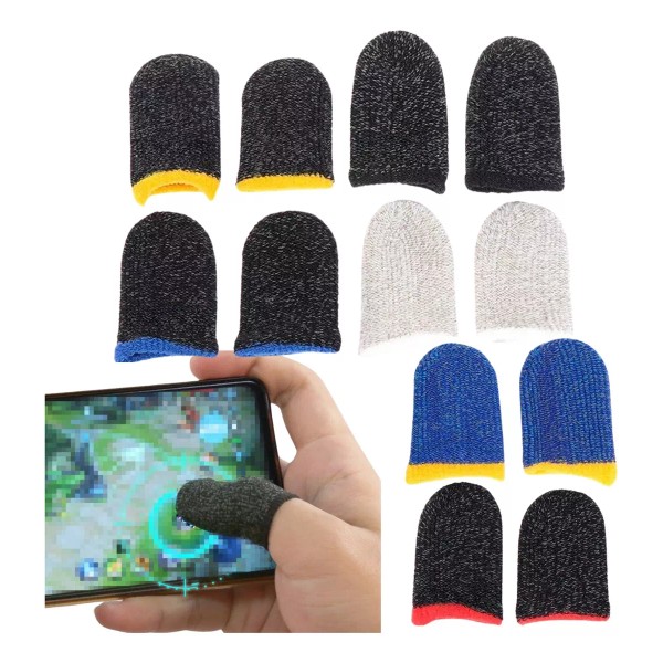 Veraly Fundas Gamer Touch Dedos Guante Anti- Sudor Sensibilidad F