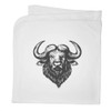 'African Buffalo Head' Cotton Baby Blanket/Shawl (BY00039293)