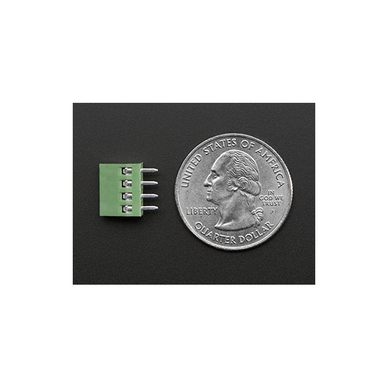 Adafruit 2.54mm/0.1" Pitch Terminal Block - 4-pin [ADA2137]
