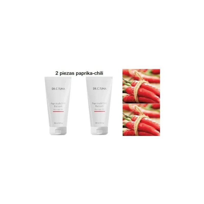 2 Piezas Gel Masaje/balsamo D/paprika Y Chili Envío Gratis!!
