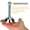 MROUDELUO Heavy Duty Leveling feet,Leg Leveler 2.36" Dia Base,Adjustable Leveling