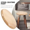 VICASKY Wooden Round Seat Replacement Bar Stool Chair Office Chairs