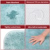 Vinsani Bath Mat Non Slip Bathroom Mat Thickened Fluffy Microfiber