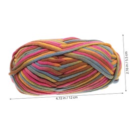 SEWACC Rainbow T Shirt Yarn for Crocheting Chunky Fabric Yarn for DIY Hand Craft Projects for Beginners Knitting Bags Blankets and Cushions