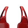 2pcs Steering Wheel Shift Paddle Extension Red ABS Replacement for
