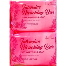 2 BARS Herchoice Intensive Bleaching Bar, with Collagen and SPF 20, 120g