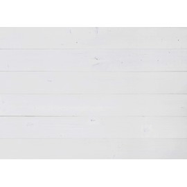 Easy Peel & Stick DIY Real Distressed Wood Wall Plank or Panel - 12 Pieces - 19.50 SF - Large 5" x 46.5" (Rustic White)