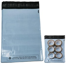10 Parcel Bags 12 x 16 Postage Bags Mailing Bags - Strong 100% Recyclable Shipping Bags Packaging Bags Self Seal Postal Delivery Post Plastic Package Bags Posting Mail Envelopes