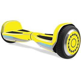 MightySkins Skin Compatible with Razor Hovertrax 1.5 Hover Board - Solid Yellow | Protective, Durable, and Unique Vinyl Decal wrap Cover | Easy to Apply, Remove, and Change Styles | Made in The USA