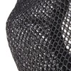MASO Motorcycle Seat Cover,Black 3D Mesh Fabric Motorcycle Seat Pad