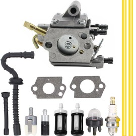 ZAMDOE Carburetor for Stihl MS192TC MS192T MS192 Chainsaw Replace ZAMA #C1Q-S258 1137-120-0650 Carburetor with Fuel Line Fuel Filter Adjustment Kit