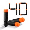 SYNTHORA Foam Darts 40pcs Refill Pack, 6.5cm EVA Foam Bullets,