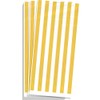 Stripes Cellophane Bags | 11" x 5" | Sunshine Yellow
