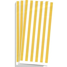 Stripes Cellophane Bags | 11" x 5" | Sunshine Yellow | 20 Pcs